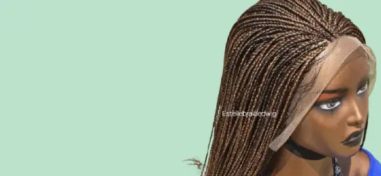 Lace Frontal...    Braided Wig