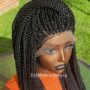 Braided Wig, Senegalese Twists Braids, Lace Frontal