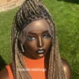 Blonde Wig with Black Root